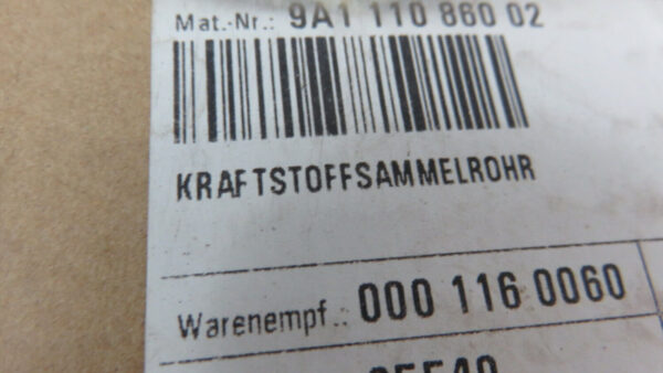 Porsche 987 Cayman  9A111086002 Einspritzleiste Einspritzdüse – Bild 4