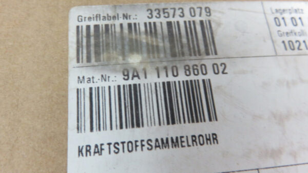 Porsche 987 Cayman  9A111086002 Einspritzleiste Einspritzdüse – Bild 5