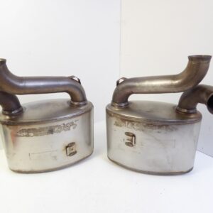 NEU Porsche 993 Turbo Auspuff Schalldämpfer 99311104554 99311104654 Gillet