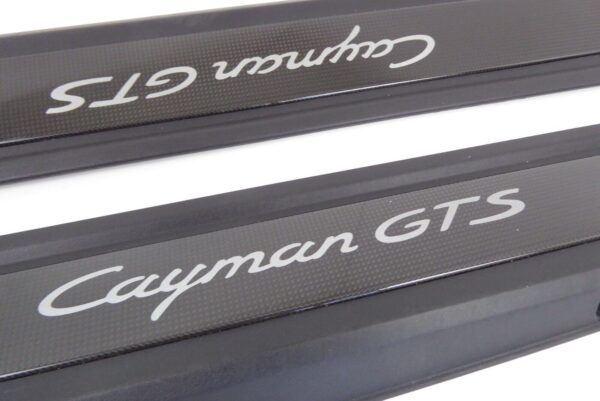 Porsche 718 981 Cayman GTS Türeinstiegsblenden Carbon 981504981381 981504982381 – Bild 4