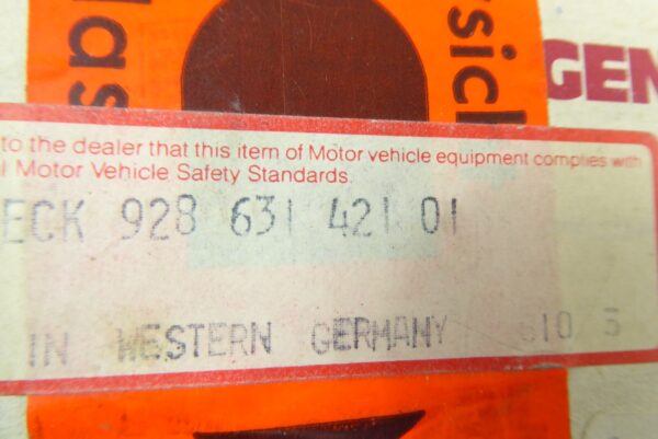 Porsche 928 S Blinker  vorne links 92863142101 NEU NOS – Bild 4