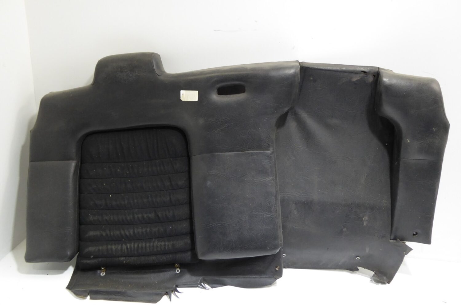Porsche 914 Sitz Rückenlehne Schwarz Leder Hinten zum Überholen