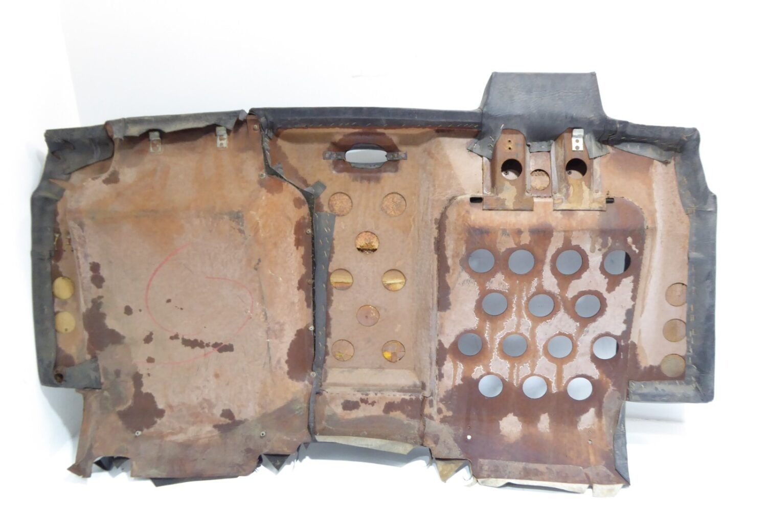 Porsche 914 Sitz Rückenlehne Schwarz Leder zum Überholen – Bild 6